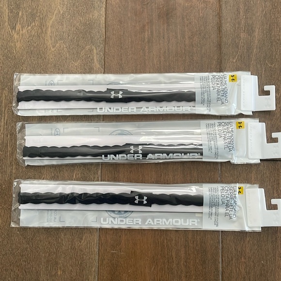 3 Under Armour non slip headbands - Picture 1 of 2